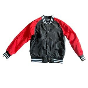 {Original Deluxe} Unisex Original Deluxe Retro "Letterman"  Bomber Jacket